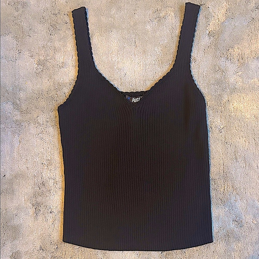 Paige NWT black Odile sweater tank